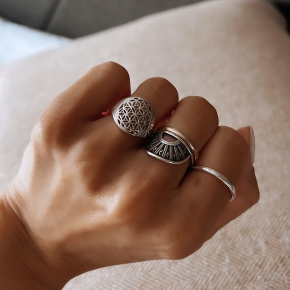 Sterling silver ring. - Picture 3 of 4